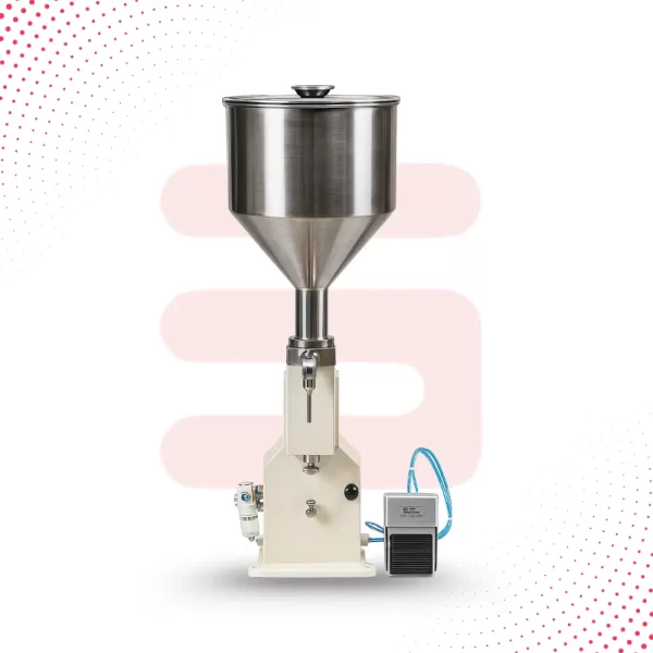Sonic Industries 5 to 50ML Pneumatic Paste Filling Machine – Semi-Automatic Viscous Liquid Filler