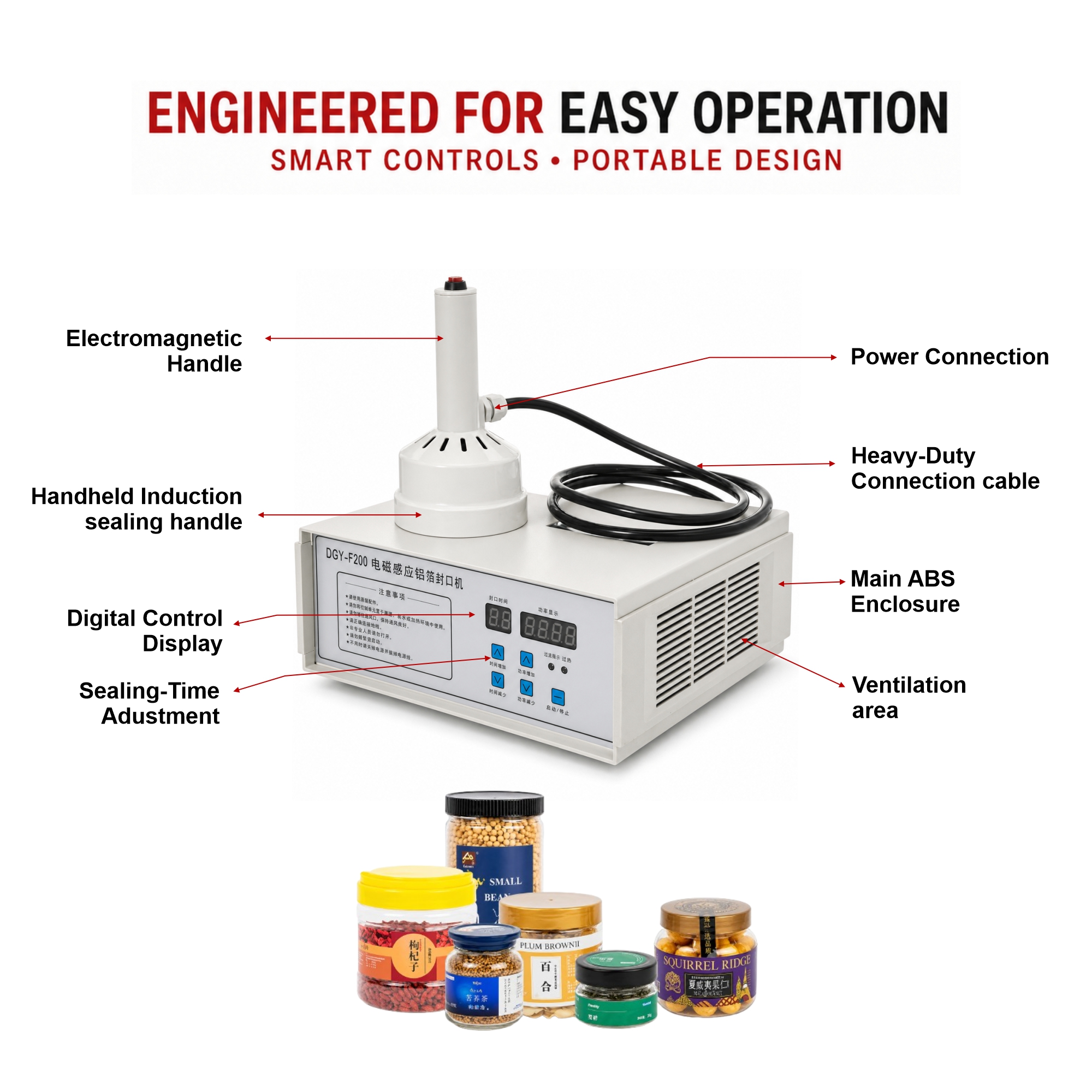 Induction Sealing Machine DGFY-600A 20MM to 100MM by Sonic Industries - Image 6
