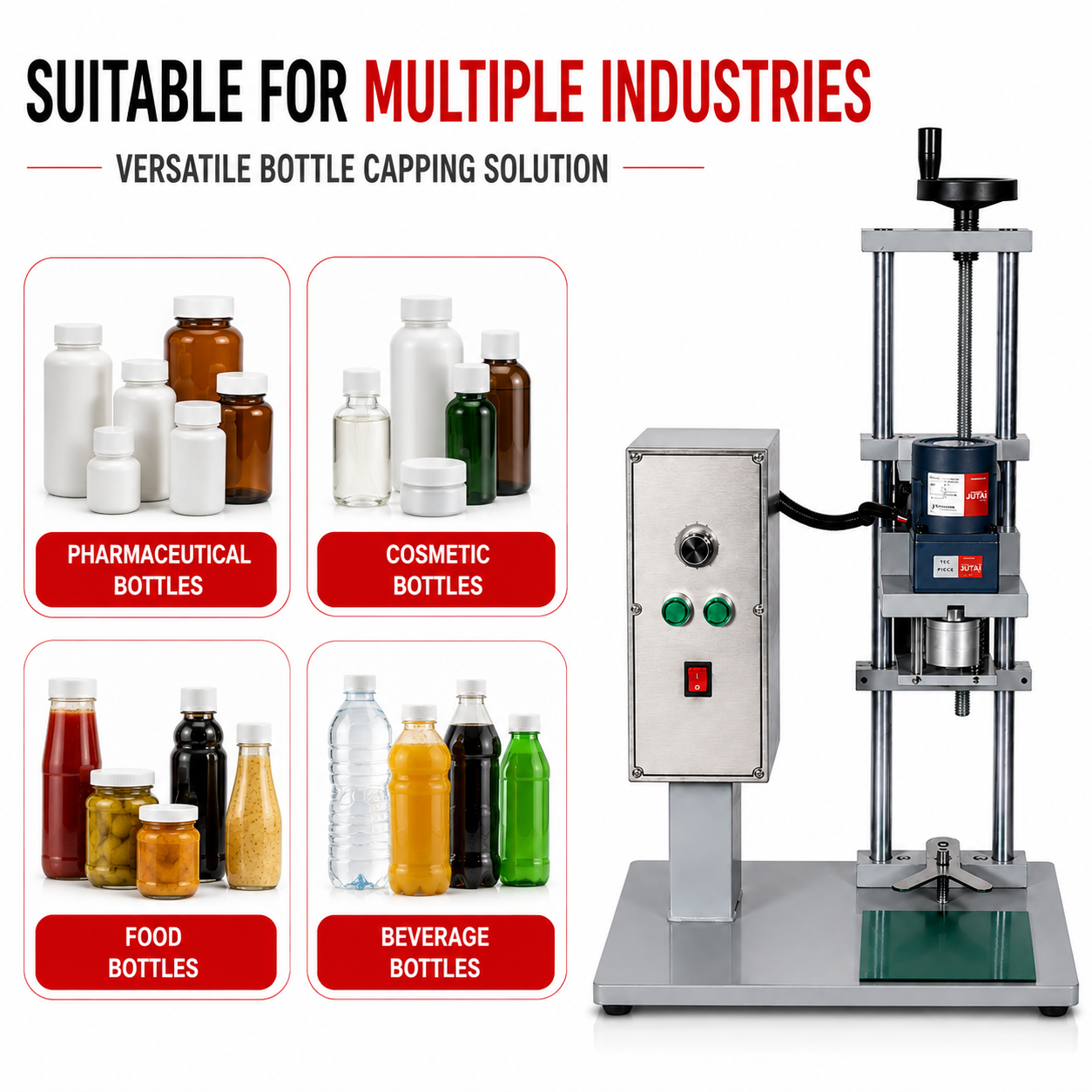 Semi Automatic Capping Machine by Sonic Industries - Image 6
