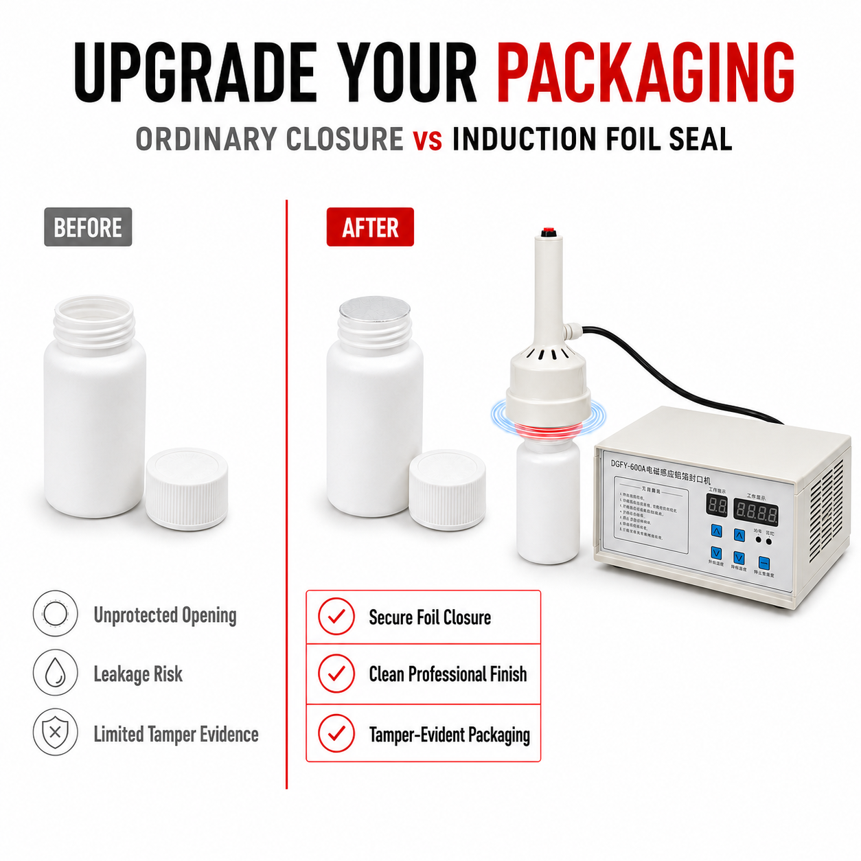 Induction Sealing Machine DGFY-600A 20MM to 100MM by Sonic Industries - Image 8