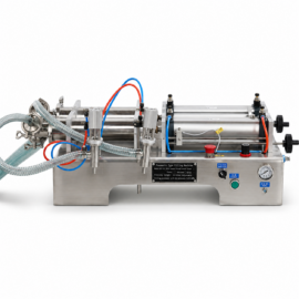 Pneumatic Liquid Filling Machine Double Head 100ML to 1000ML by Sonic Industries