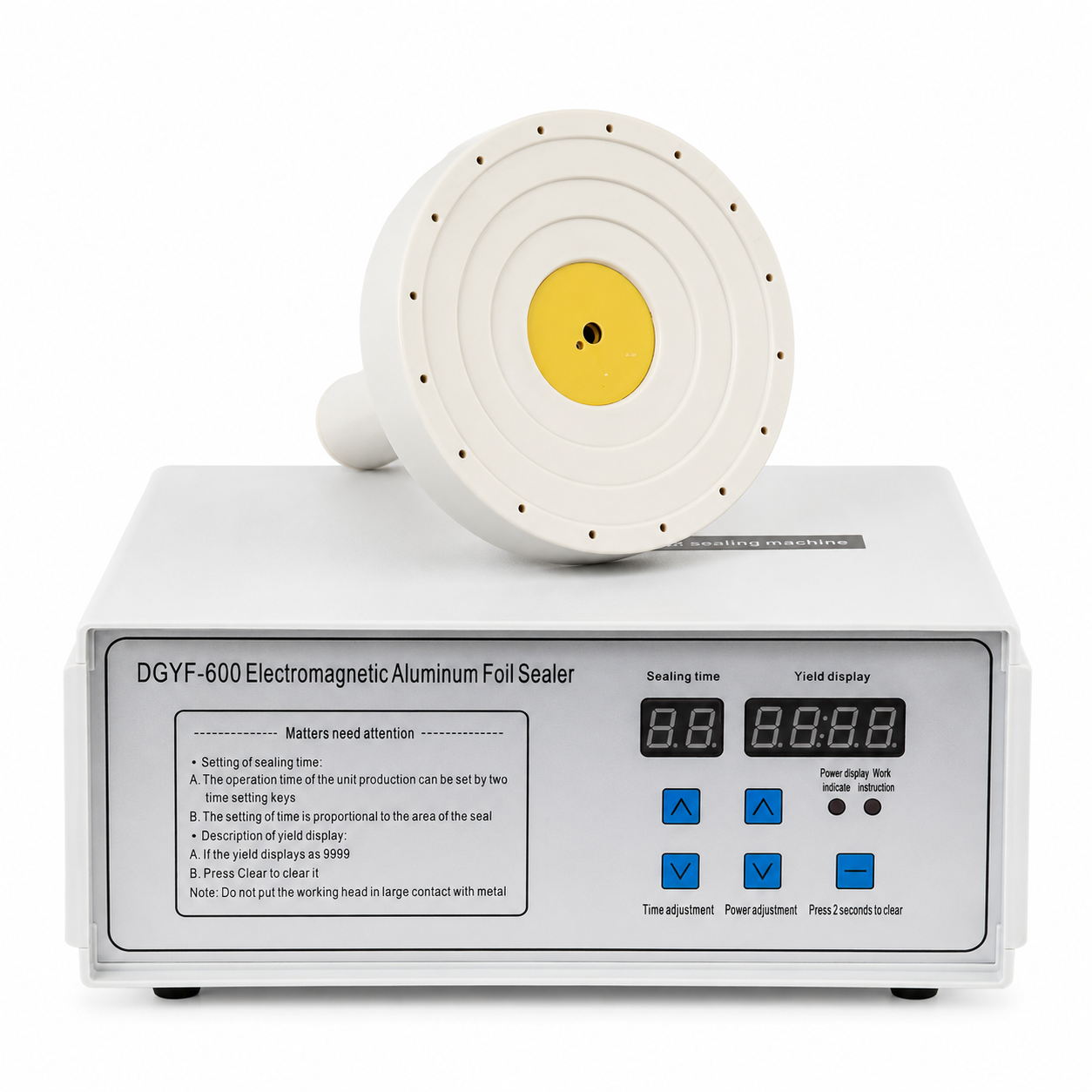 600C Induction Sealing Machine (20mm to 130mm Cap Diameter