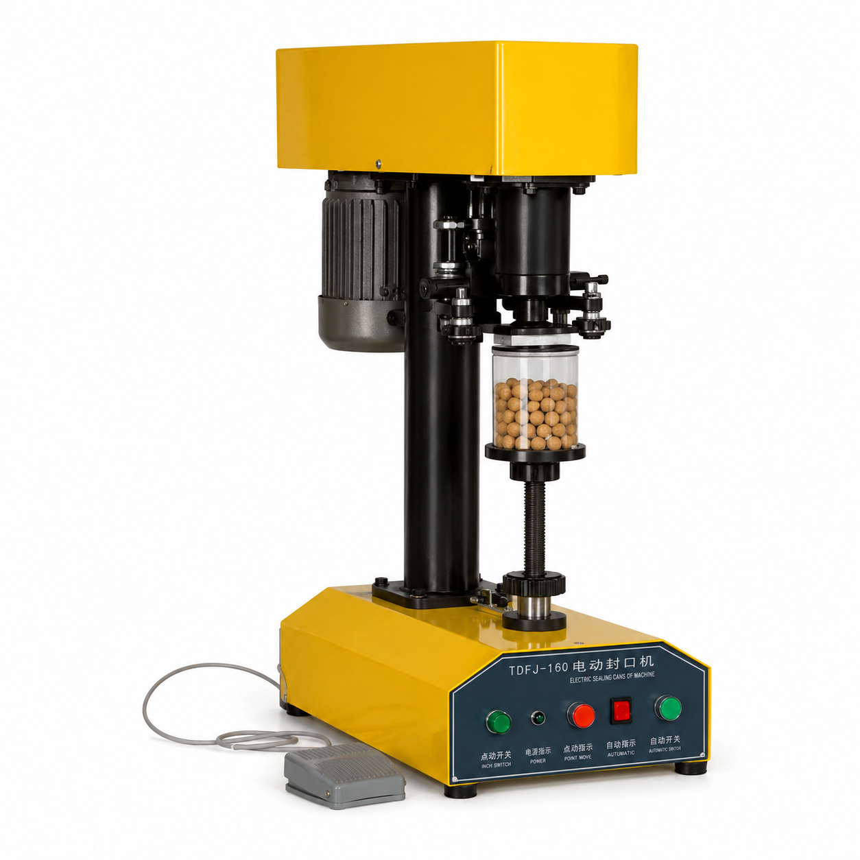 Sonic Industries Semi Automatic Tin Capping Machine