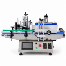 Automatic Round Bottle Labelling Machine by Sonic Industries