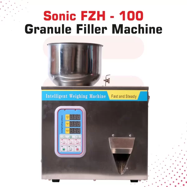 Sonic Industries Granule Filling Machine – 10 to 200 Gram Capacity