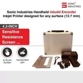 Sonic Industries 12.7mm Inbuilt Encoder Printer Designed For Curved Surface