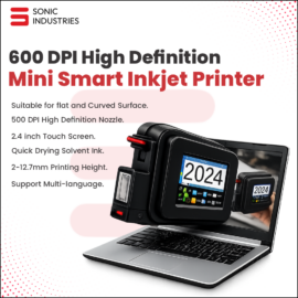 Mini Pro Inkjet Printer by Sonic Industries for Batch Coding