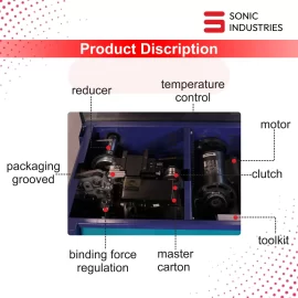 Semi Auto Box Strapping Machine by Sonic Industries