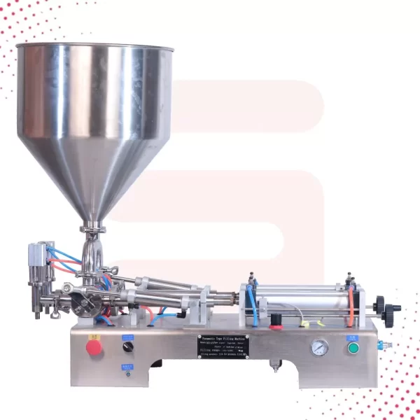 Sonic Industries 50 to 500ML Double Nozzle Pneumatic Paste Filling Machine – High-Speed Dual Nozzle Viscous Filler