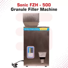 50 to 500 Grams Granule Filling Machine by Sonic Industries