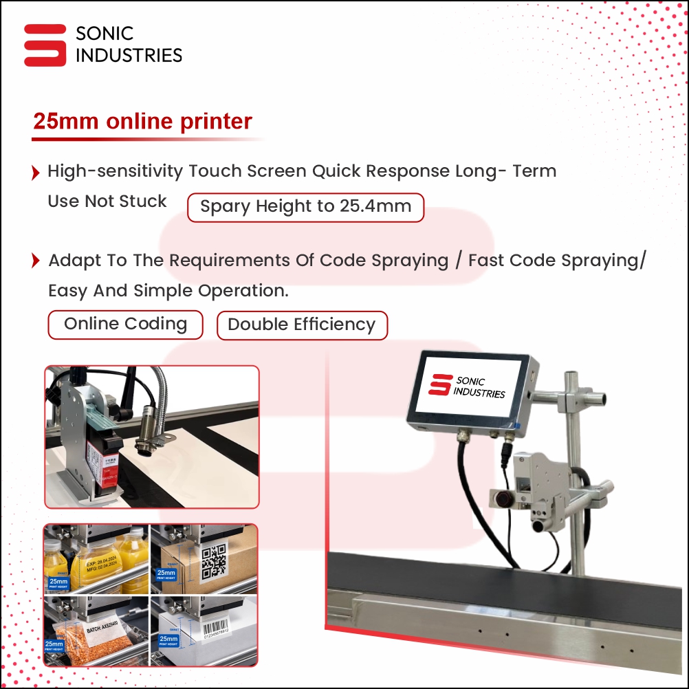 12 Inch Conveyor with 2 In 1 Printer by Sonic Industries - Image 3