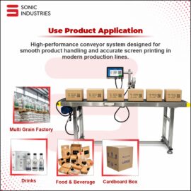 12 Inch Conveyor with 7 Inch Screen Printer by Sonic Industries