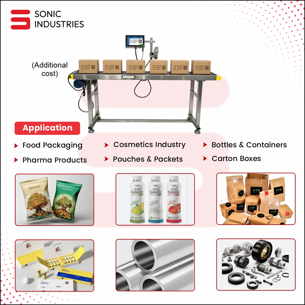 8 Inch Conveyor with 2 In 1 Printer by Sonic Industries - Image 4