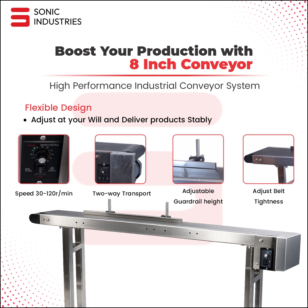8 Inch Conveyor by Sonic Industries - Image 3