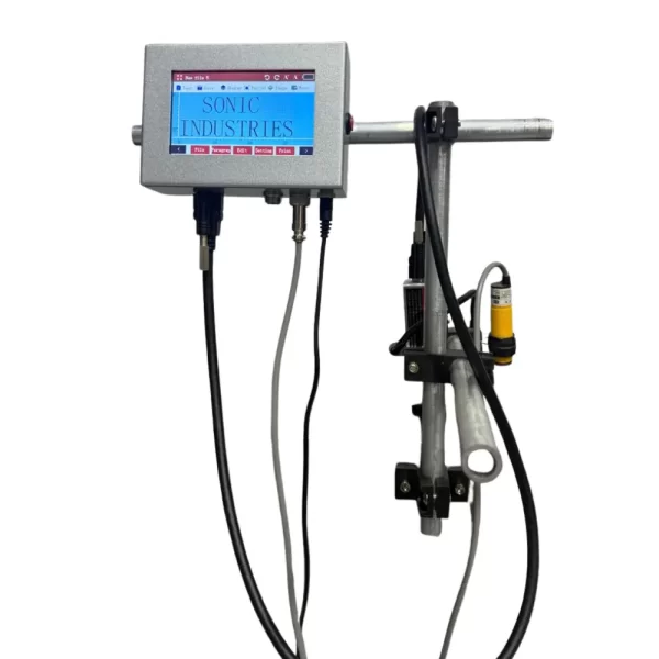 Sonic Industries Automatic Batch Coding Printer with 8 inch Conveyor