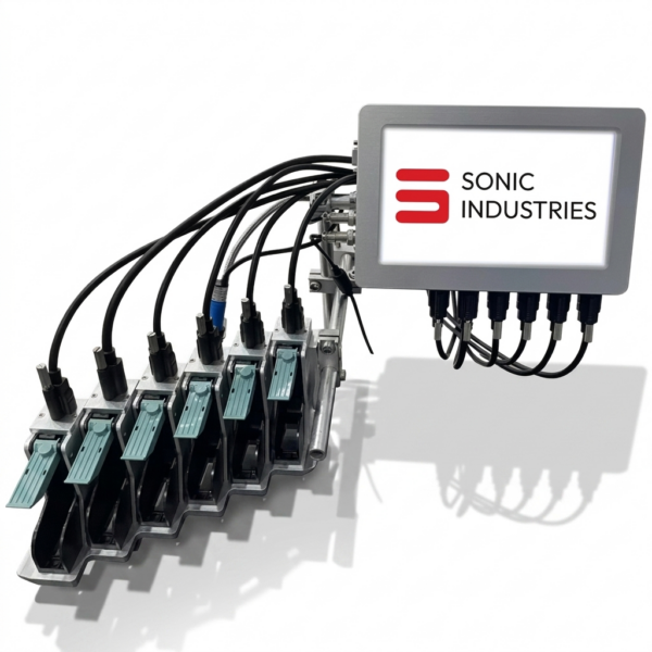 6 Head Batch Coding Printer by Sonic Industries
