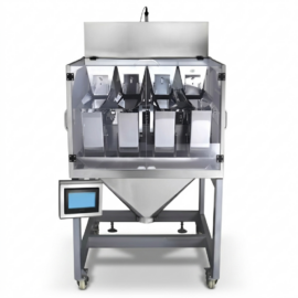 4 Head 10 to 100 Grams Granule Filling Machine by Sonic Industries