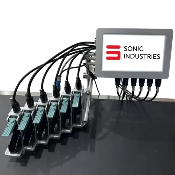 Sonic Industries Automatic Batch Coding 6 Head Printer