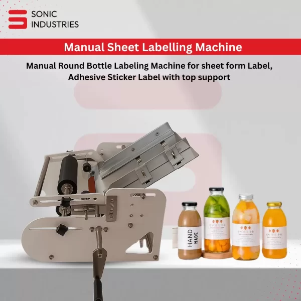 Sonic Industries Manual Sheet Labelling Machine