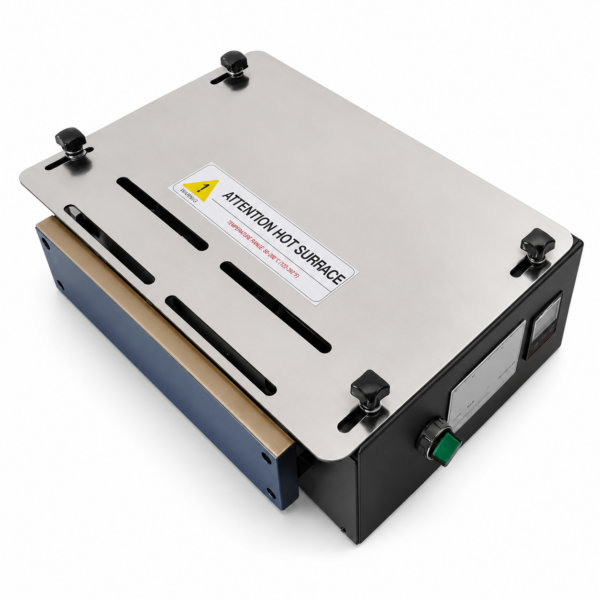 Pre-Cut Film Manual Overwrapping Machine by Sonic Industries