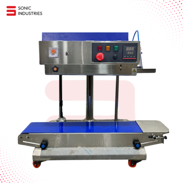 FR-900 Band Sealing Machine SS Eco 5Kg Band Sealer with Nitrogen Flushing System by Sonic Industries