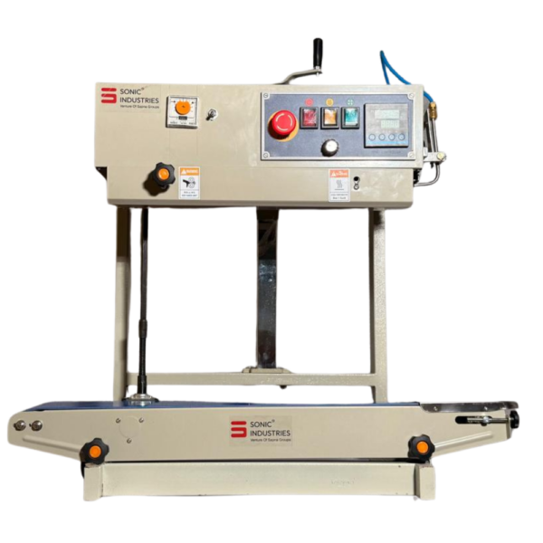 FR-900 Band Sealing Machine MS Top 5Kg Vertical Band Sealer with Nitrogen