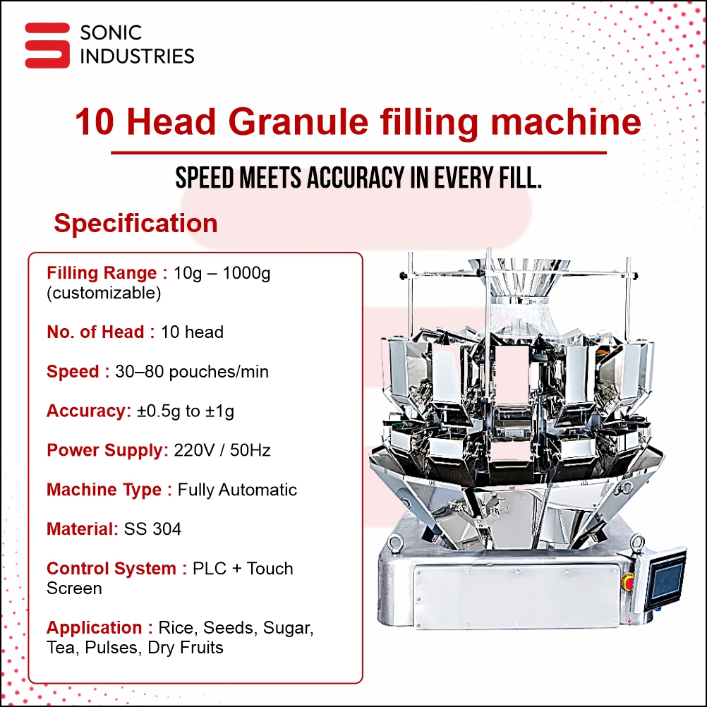 10 head Automatic packaging machine