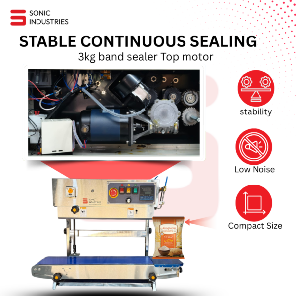 Sonic Industries FR-900 Band Sealing Machine SS Top Vertical With Nitrogen
