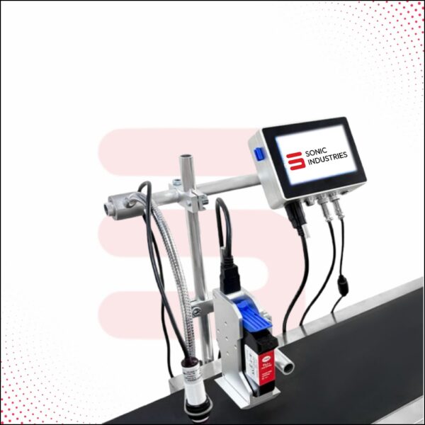 16 Inch Conveyor with 25MM Online Printer by Sonic Industries