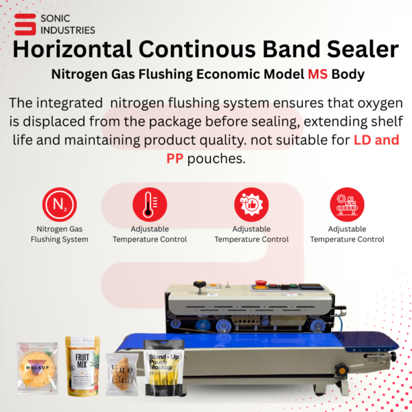 FR-900 MS Eco Band Sealing Machine With Nitrogen by Sonic Industries