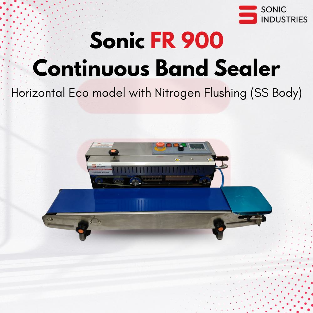 FR-900 SS Eco Band Sealing Machine With Nitrogen by Sonic Industries - Image 2