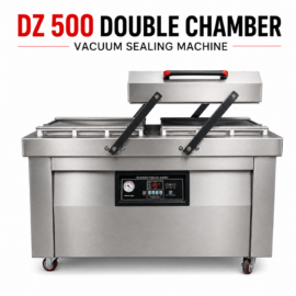 DZ-500 Double Chamber Vacuum Sealing Machine by Sonic Industries
