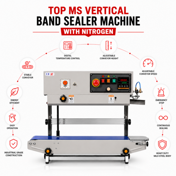 Sonic Industries FR-900 Band Sealing Machine Top MS Vertical With Nitrogen