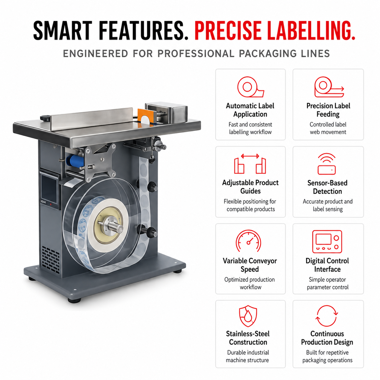 Side Concer Labelling Machine by Sonic Industries - Image 2