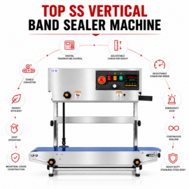 Sonic Industries FR-900 Band Sealing Machine SS Top Vertical