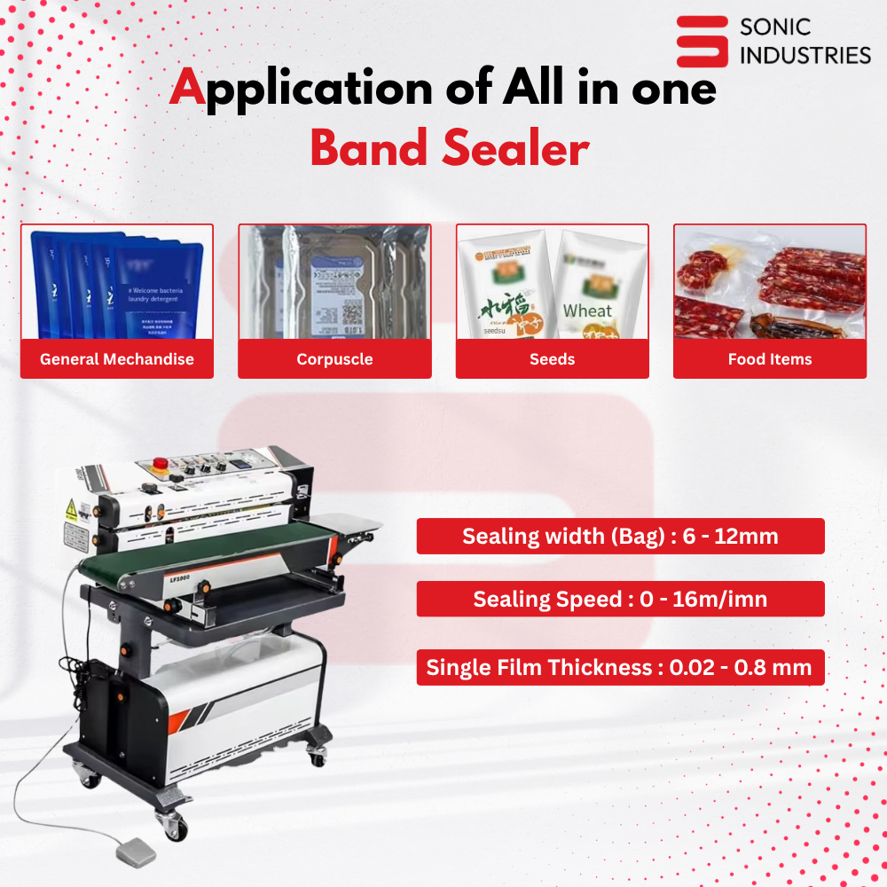 Sonic Industries All in One Band Sealing Machine