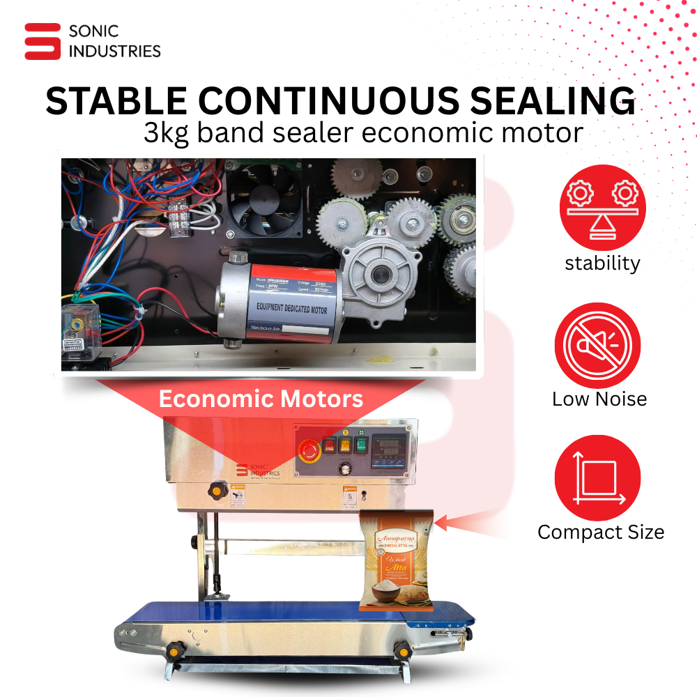 Sonic Industries FR-900 SS Body Eco Vertical Band Sealing Machine - Image 4