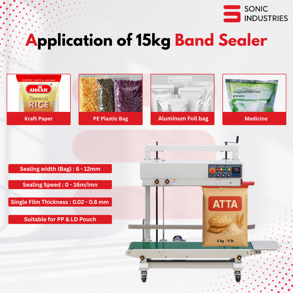 Sonic Industries 15Kg Band Sealing Machine