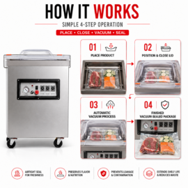 DZ-600 Vacuum Sealing Machine by Sonic Industries