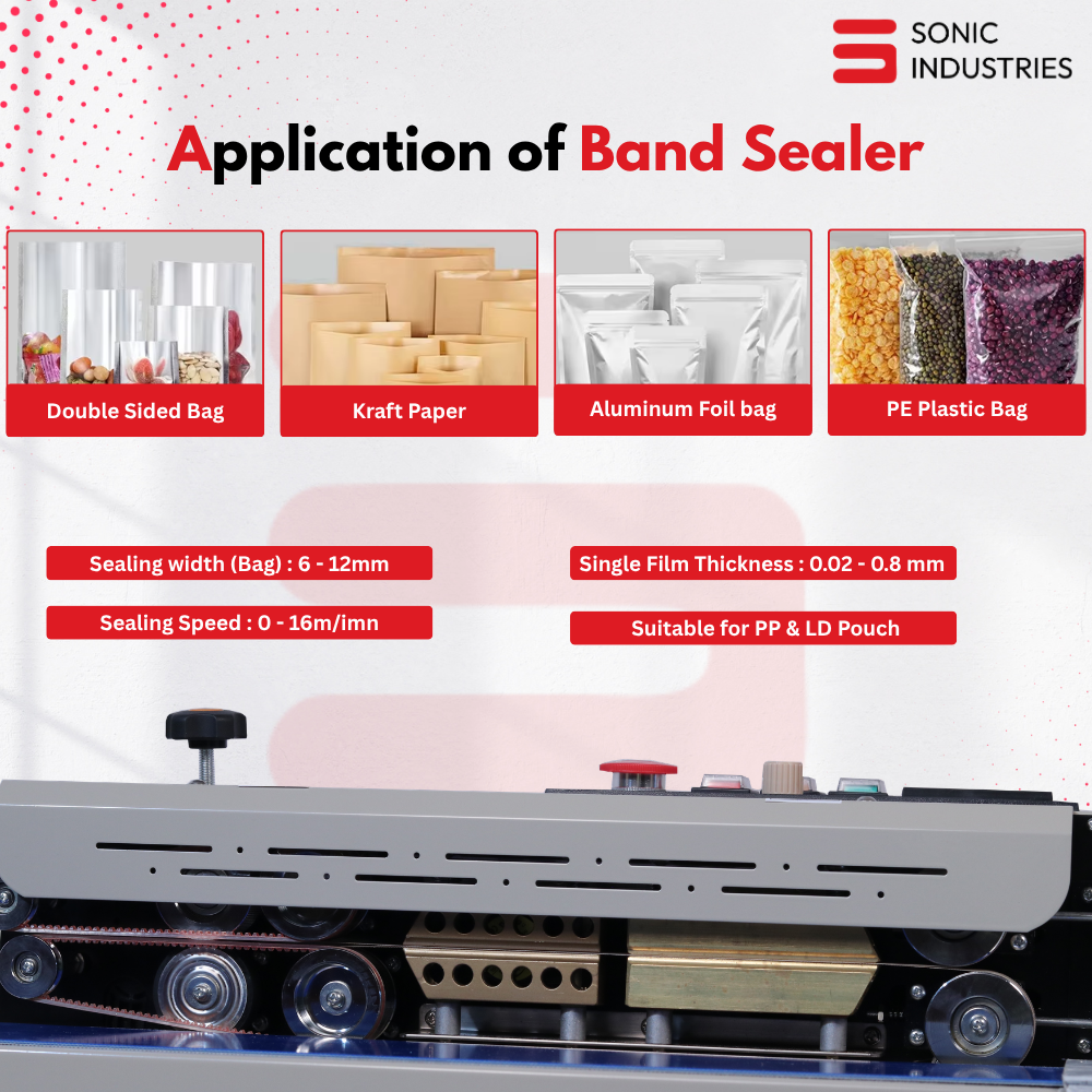Sonic Industries Heavy Duty FR-900 MS Band Sealer Machine