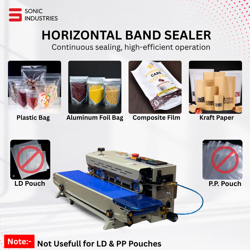 FR-900 MS Eco Band Sealing Machine With Nitrogen by Sonic Industries - Image 4