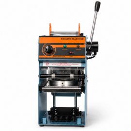 Semi Automatic Cup Sealing Machine by Sonic Industries