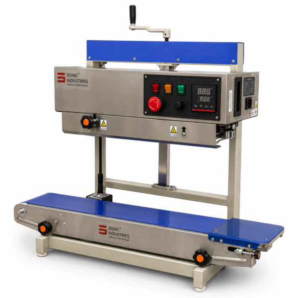 FR-900 Band Sealing Machine SS Top 5Kg Band Sealer by Sonic Industries