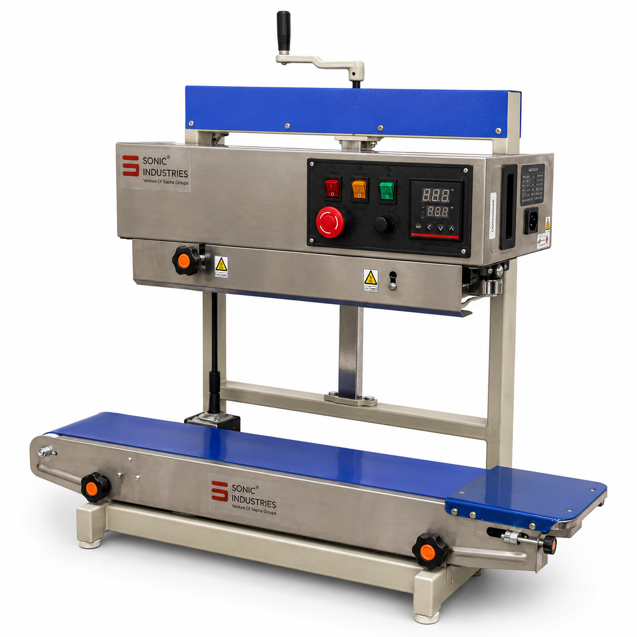 FR-900 Band Sealing Machine SS Top 5Kg Band Sealer by Sonic Industries