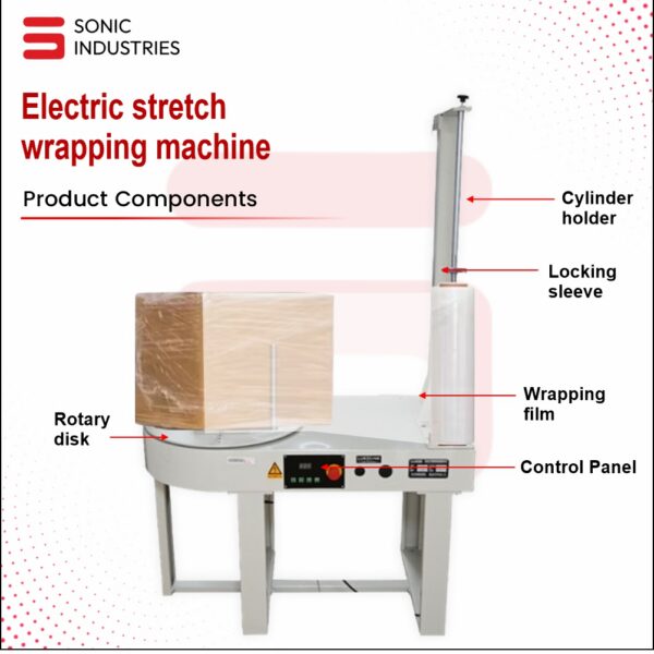 Electric Stretch Wrapping Machine by Sonic Industries
