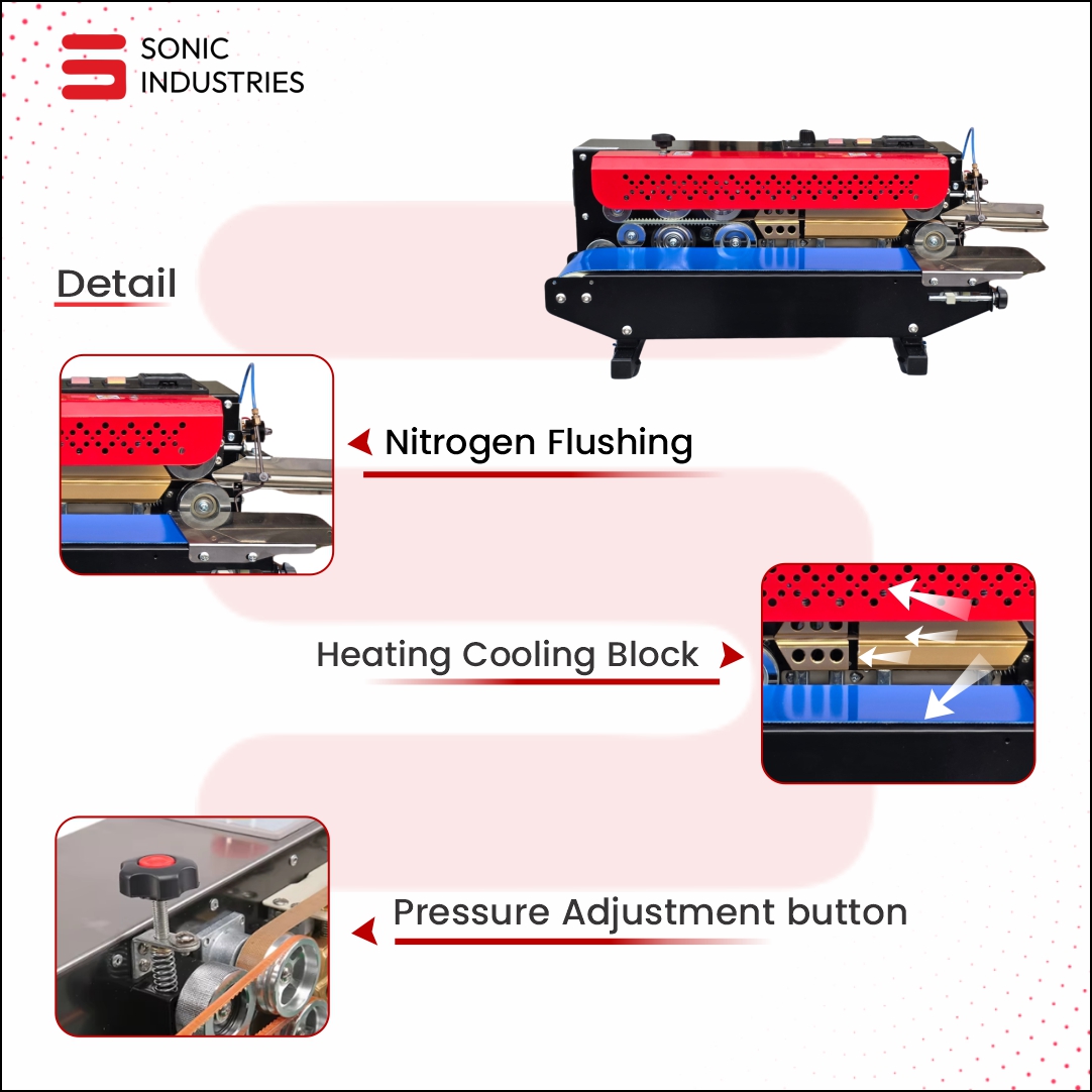 FR-400 Mini Band Sealer Top With Nitrogen by Sonic Industries - Image 2