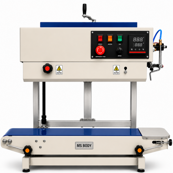 FR-900 Band Sealing Machine MS Top 5Kg Vertical Band Sealer with Nitrogen