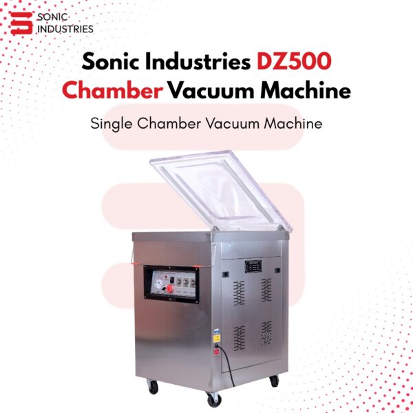 DZ-500 Single Chamber Vacuum Sealing Machine by Sonic Industries