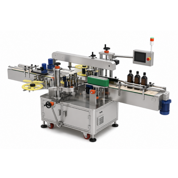 Front and Back Labelling Machine by Sonic Industries