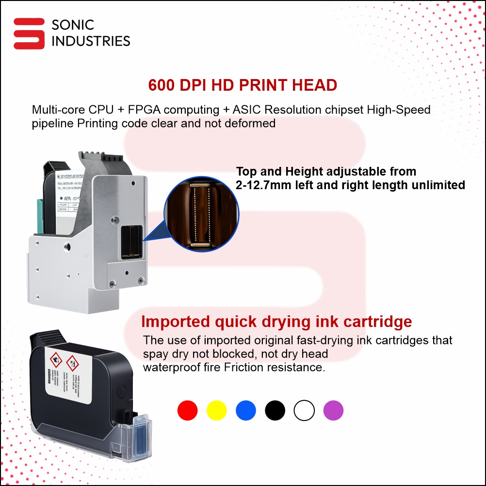 Semi Automatic Labelling Machine with 7 Inch Printer by Sonic Industries - Image 4